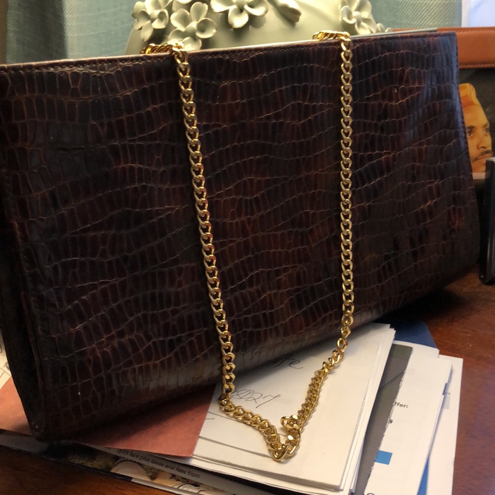 Timothy Hitsman Snakeskin Clutch